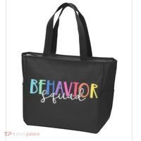 BEHAVIOR SQUAD ABA Therapist RBT Therapy Behaviour Team Tote Bag thumb 3