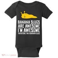 B.A.N.A.N.A Slugs Are Awesome Baby Bodysuit thumb 0