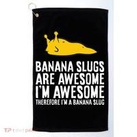 B.A.N.A.N.A Slugs Are Awesome Golf Towel thumb 0