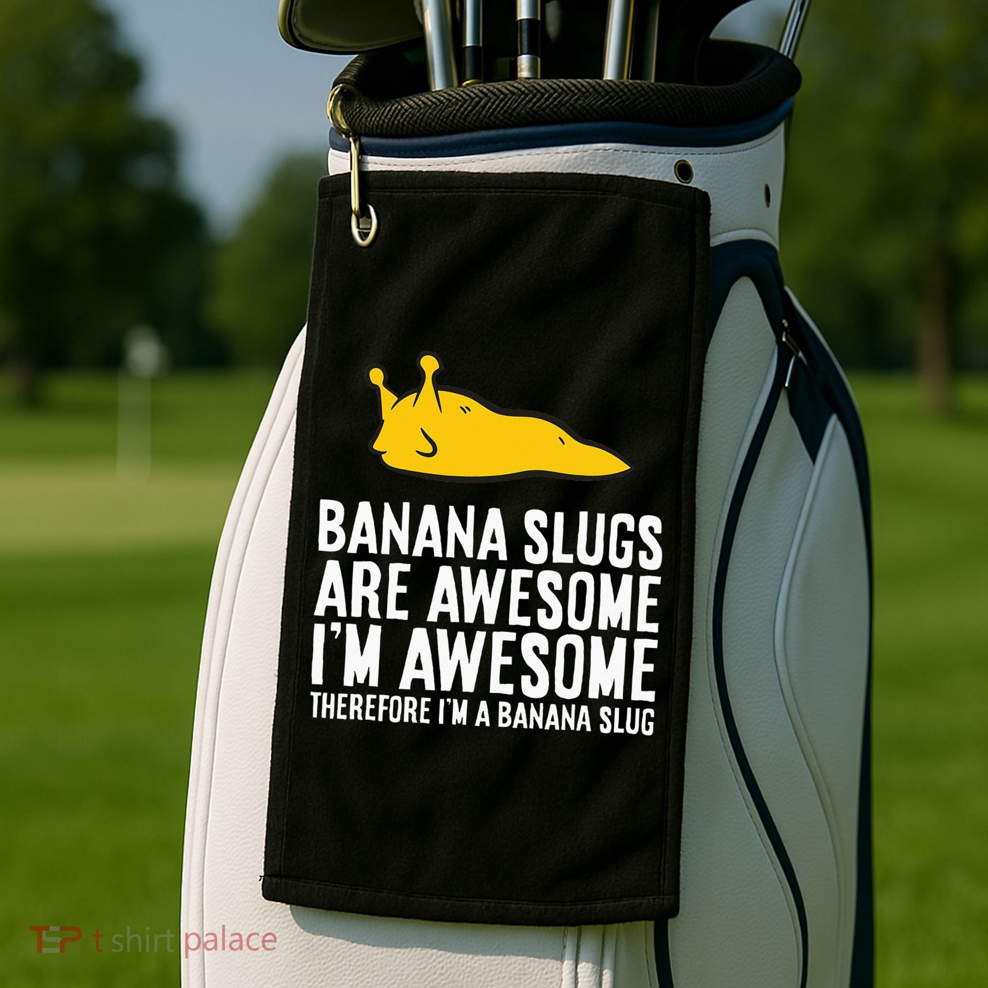 B.A.N.A.N.A Slugs Are Awesome Golf Towel