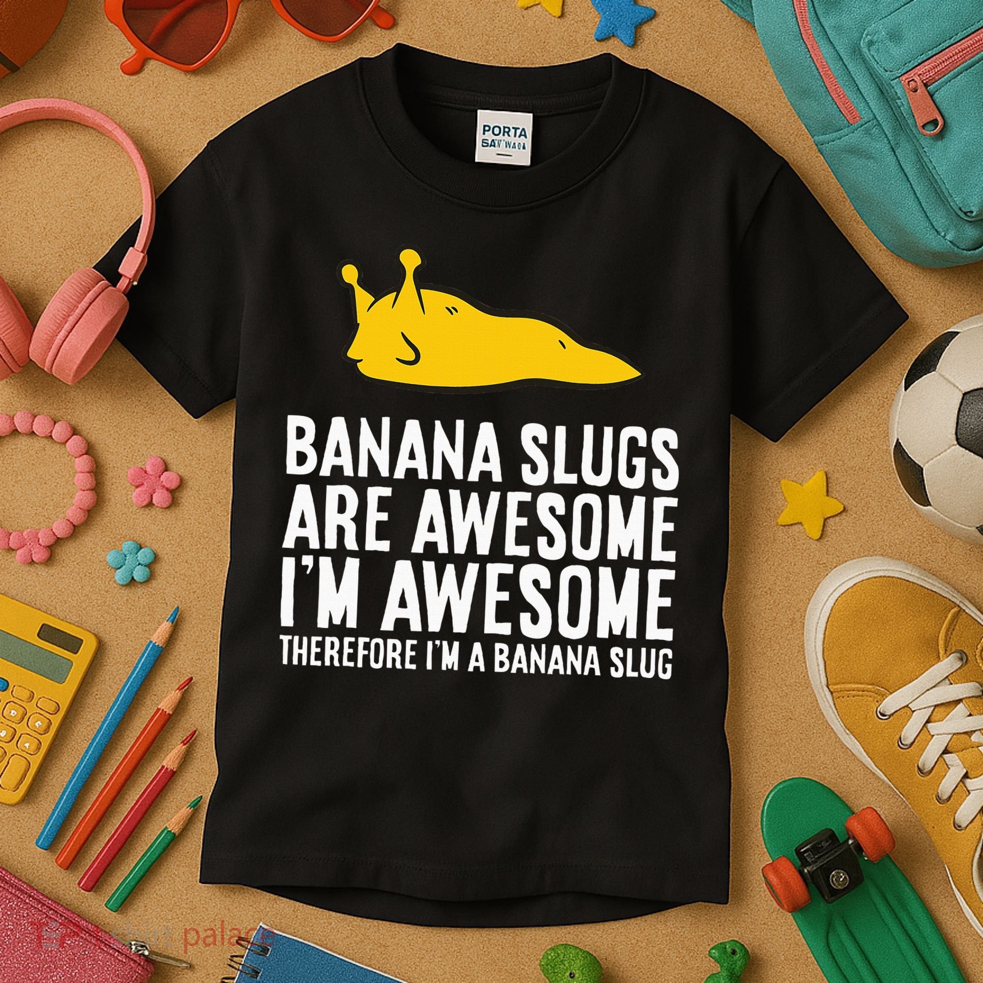 B.A.N.A.N.A Slugs Are Awesome Kids T-Shirt