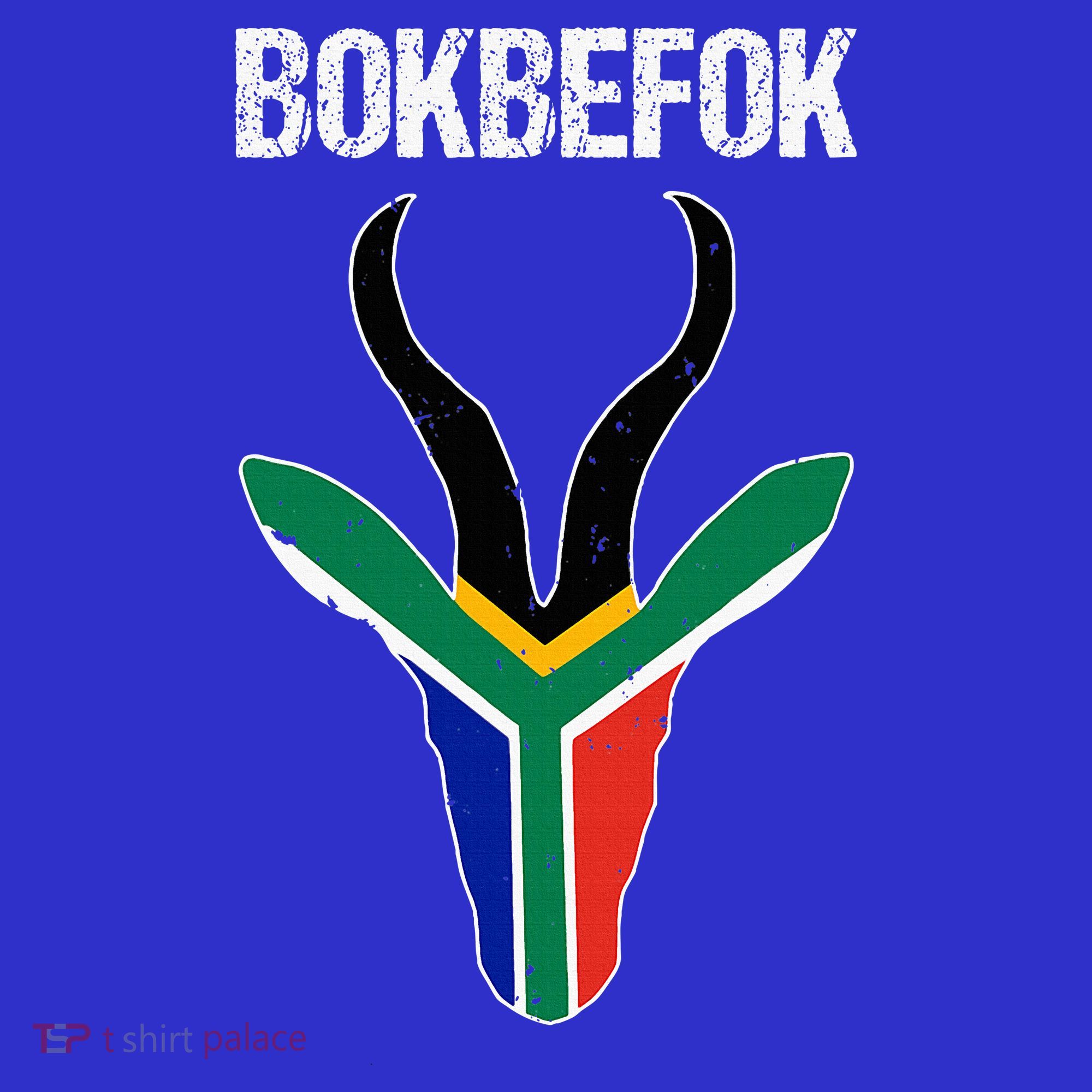 Bokbefok South African Rugby Bokke South Africa Flag Colours Women's Tank Top