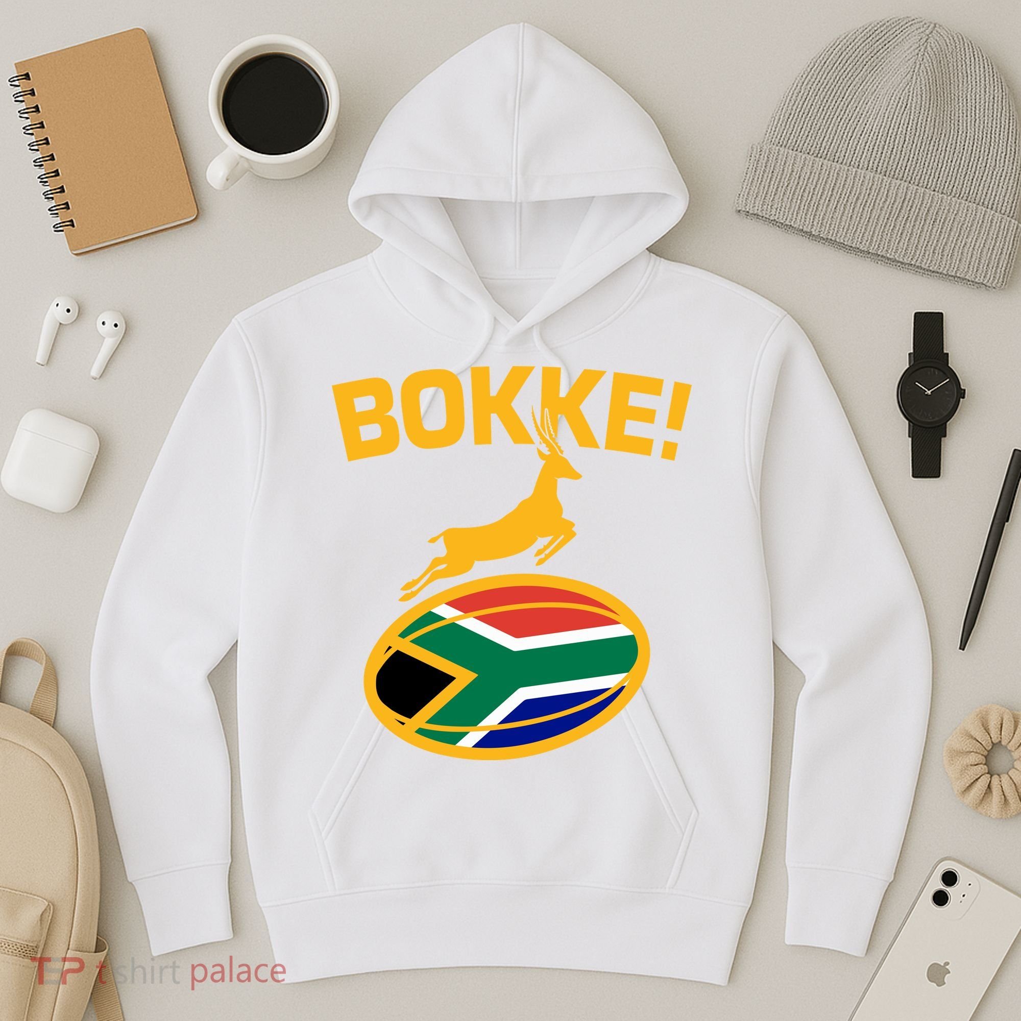 Bokke South African Rugby Fan Hoodie