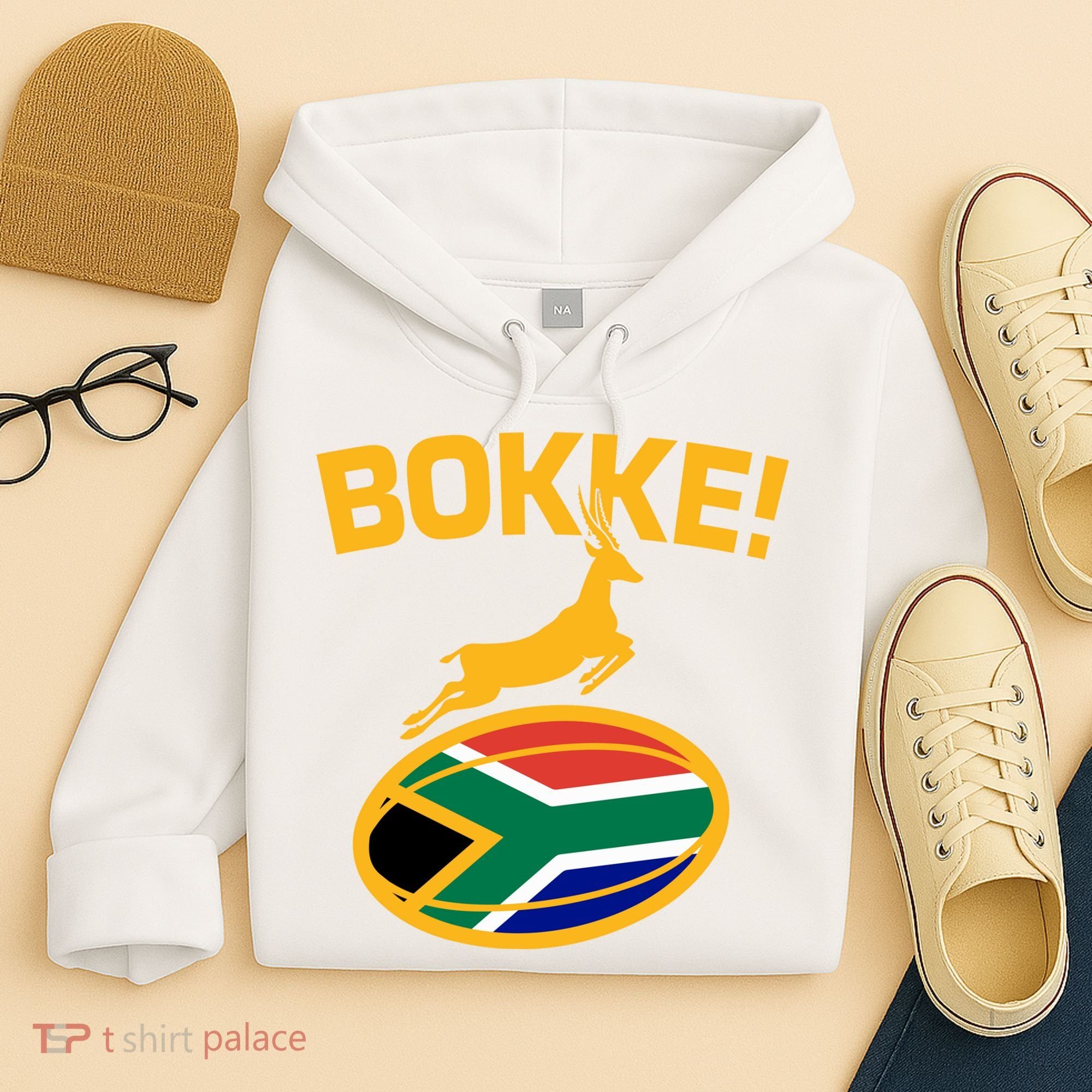 Bokke South African Rugby Fan Hoodie