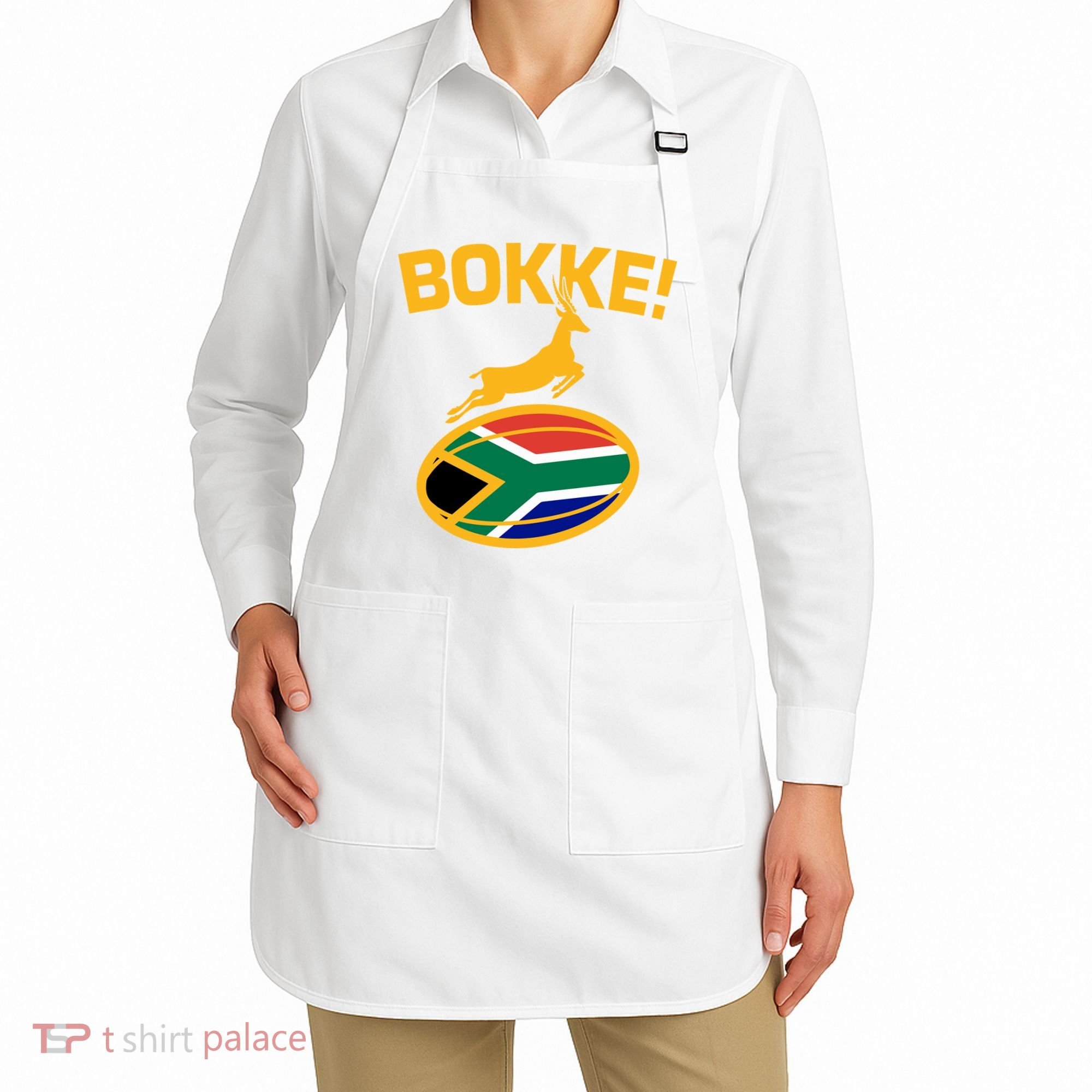 Bokke South African Rugby Fan Apron