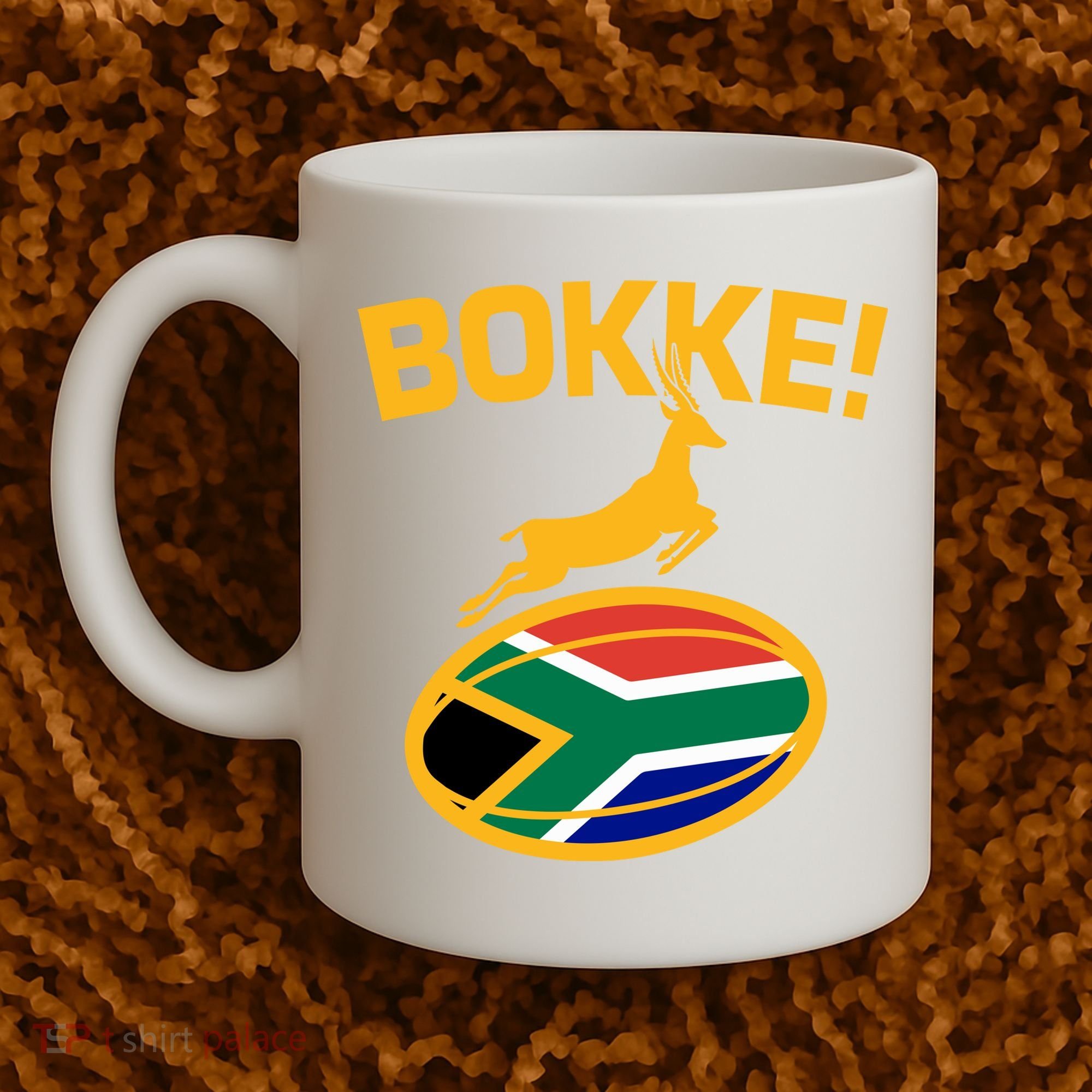 Bokke South African Rugby Fan Coffee Mug