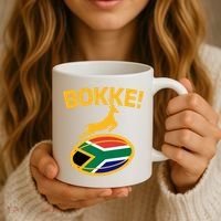 Bokke South African Rugby Fan Coffee Mug thumb 3