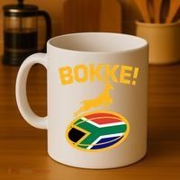 Bokke South African Rugby Fan Coffee Mug thumb 4