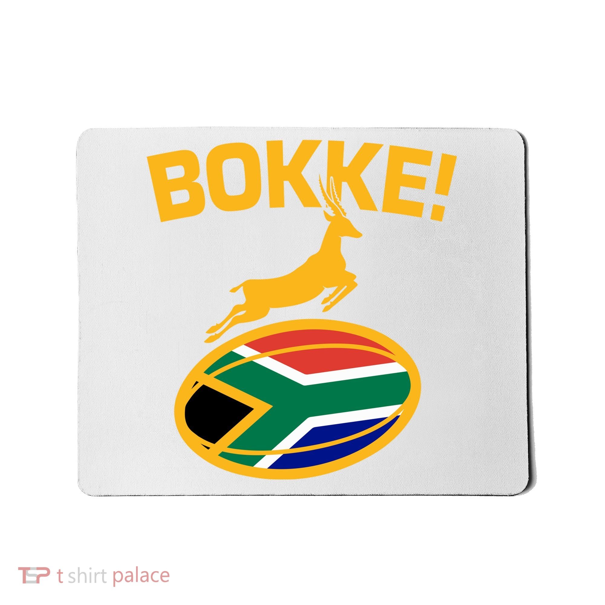 Bokke South African Rugby Fan Mousepad