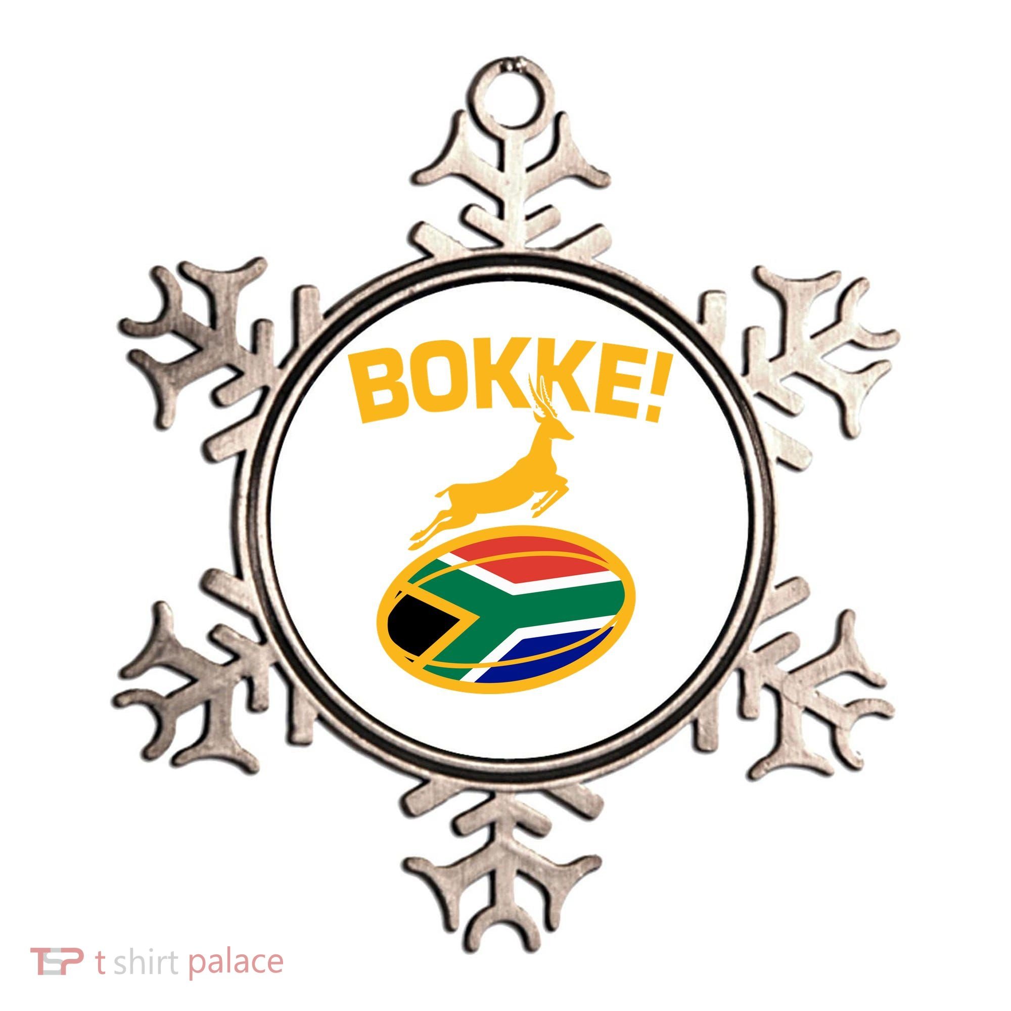 Bokke South African Rugby Fan Ornament
