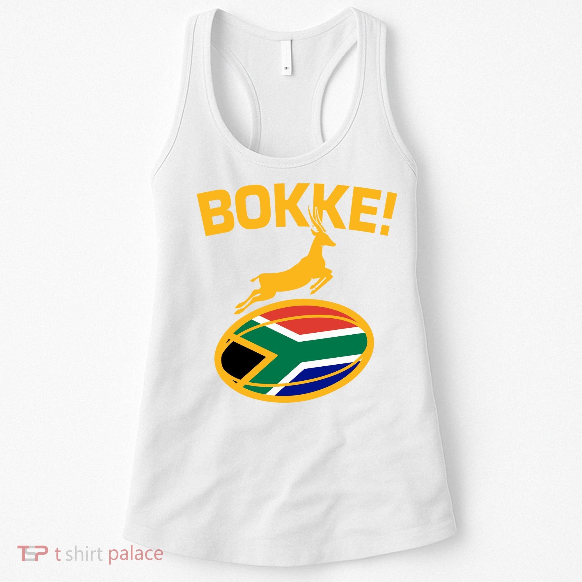 Bokke South African Rugby Fan Women's Tank Top