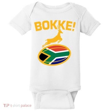 Bokke South African Rugby Fan Baby Bodysuit