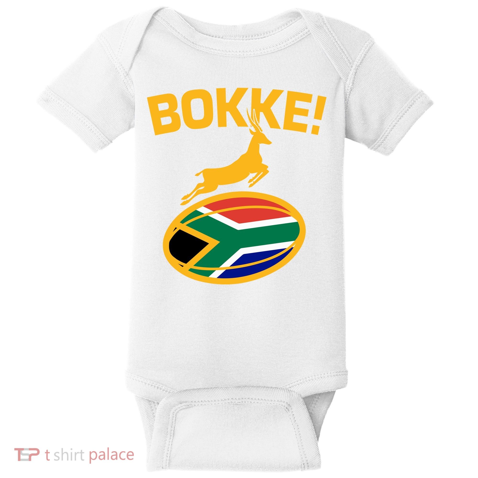 Bokke South African Rugby Fan Baby Bodysuit