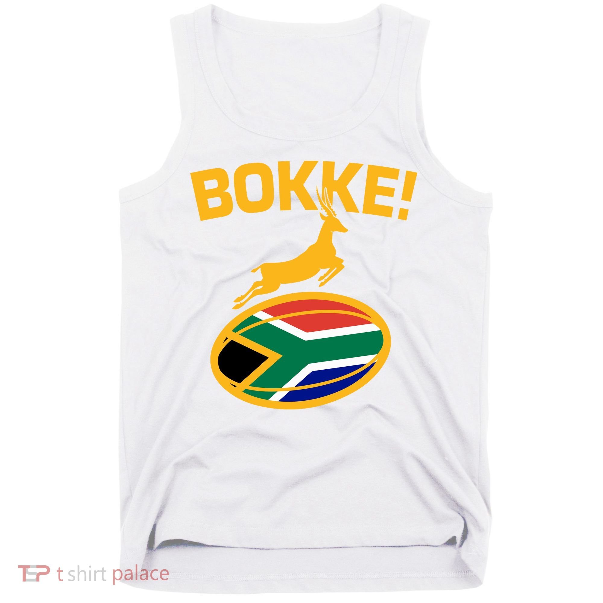 Bokke South African Rugby Fan Tank Top
