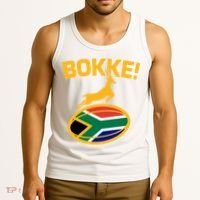 Bokke South African Rugby Fan Tank Top thumb 3