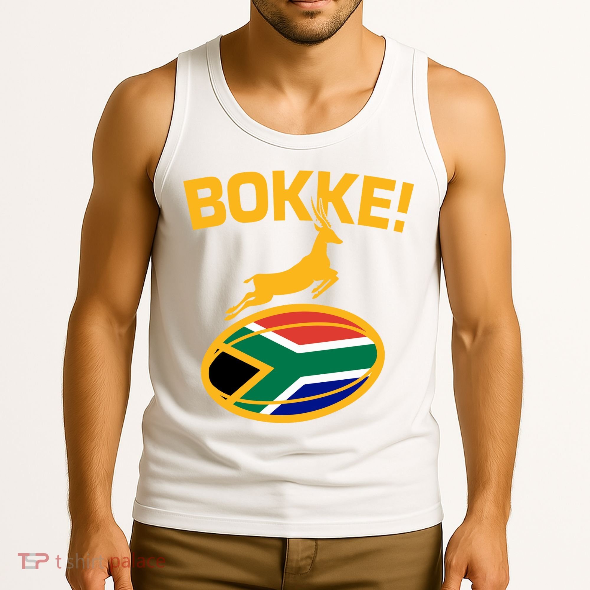 Bokke South African Rugby Fan Tank Top