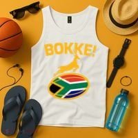 Bokke South African Rugby Fan Tank Top thumb 4
