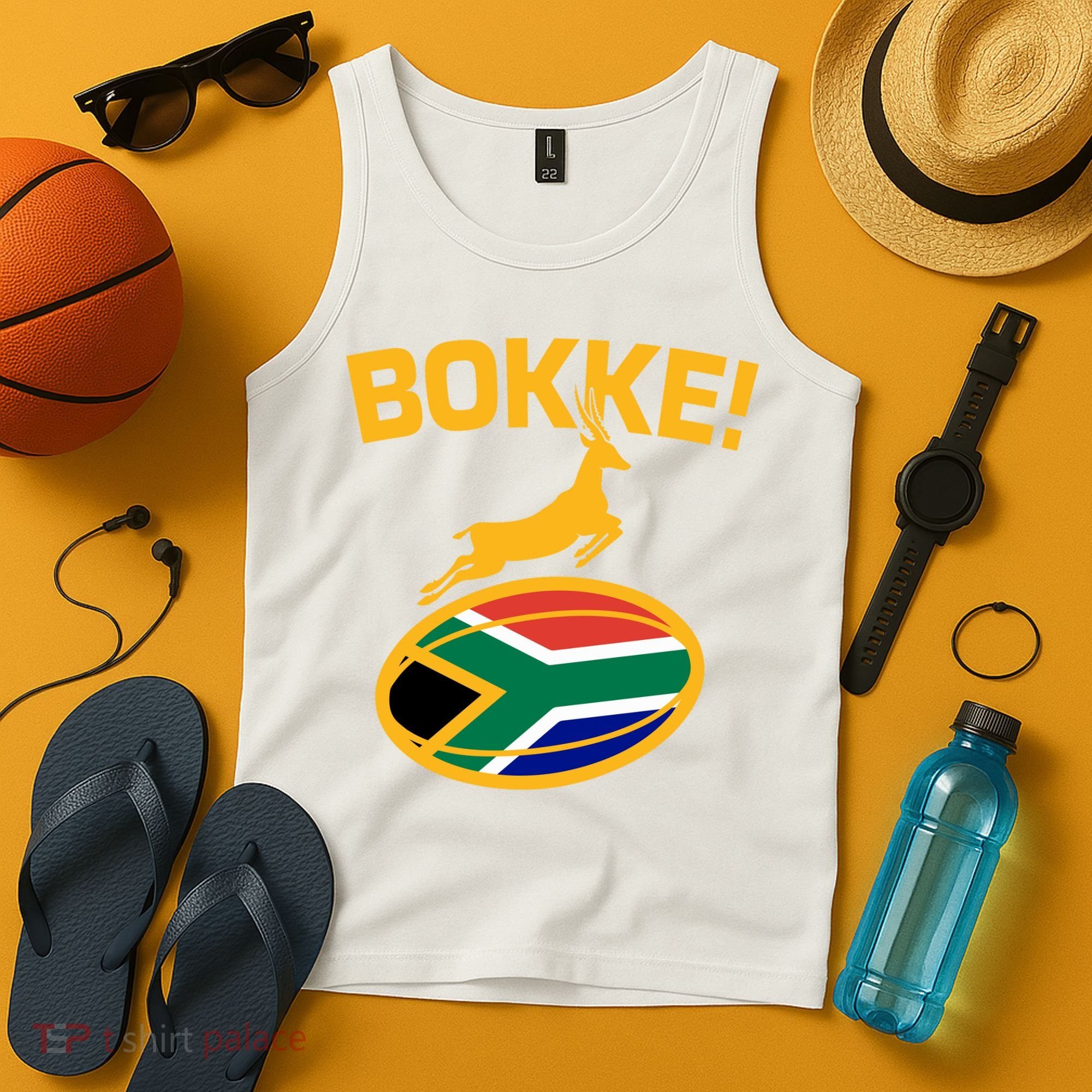 Bokke South African Rugby Fan Tank Top