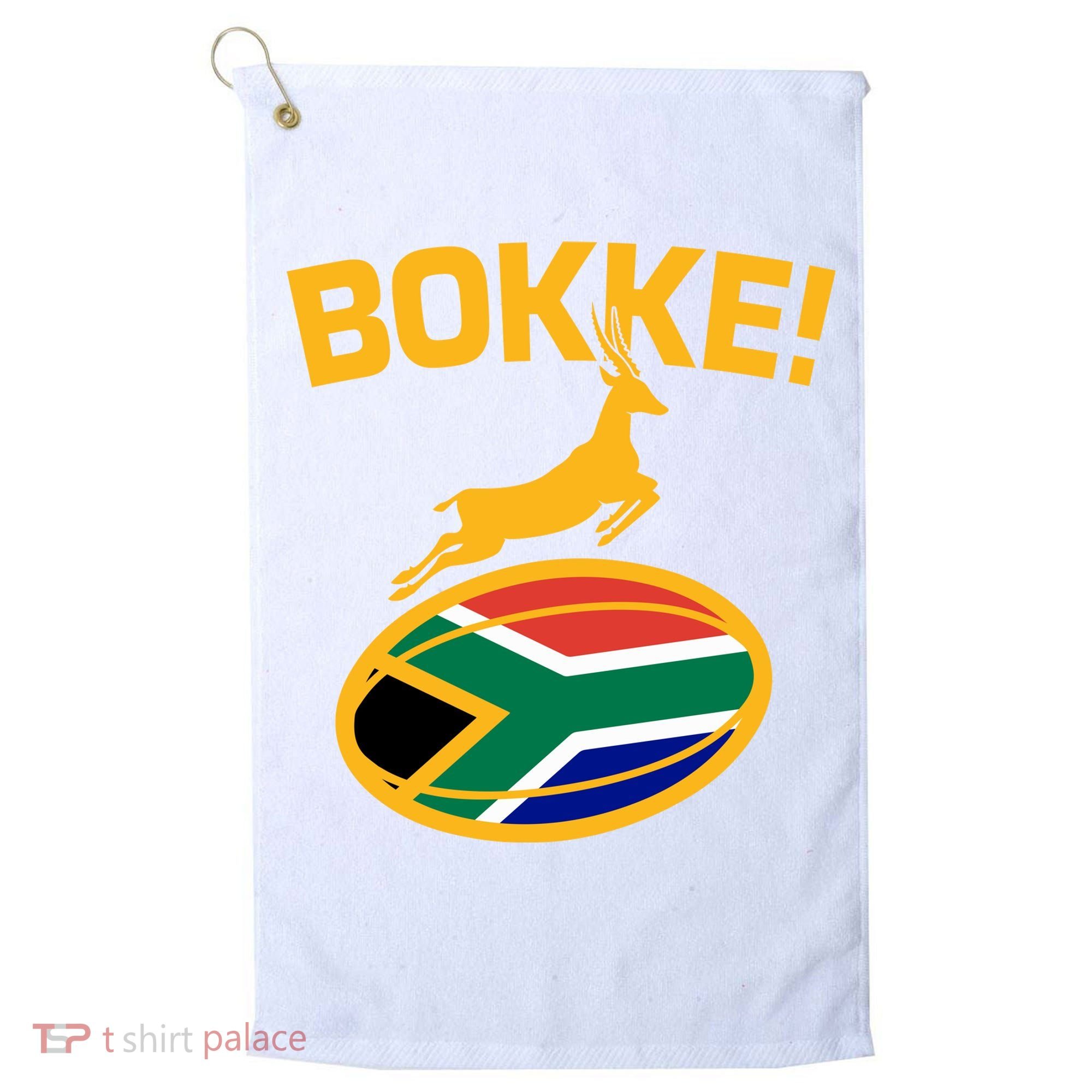Bokke South African Rugby Fan Golf Towel