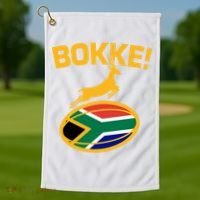 Bokke South African Rugby Fan Golf Towel thumb 1