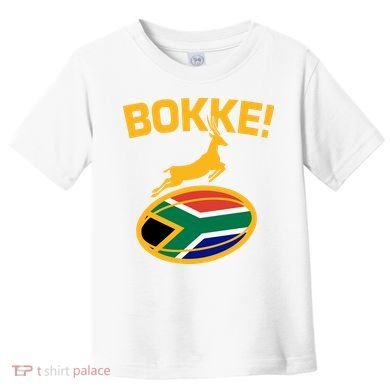 Bokke South African Rugby Fan Toddler T-Shirt