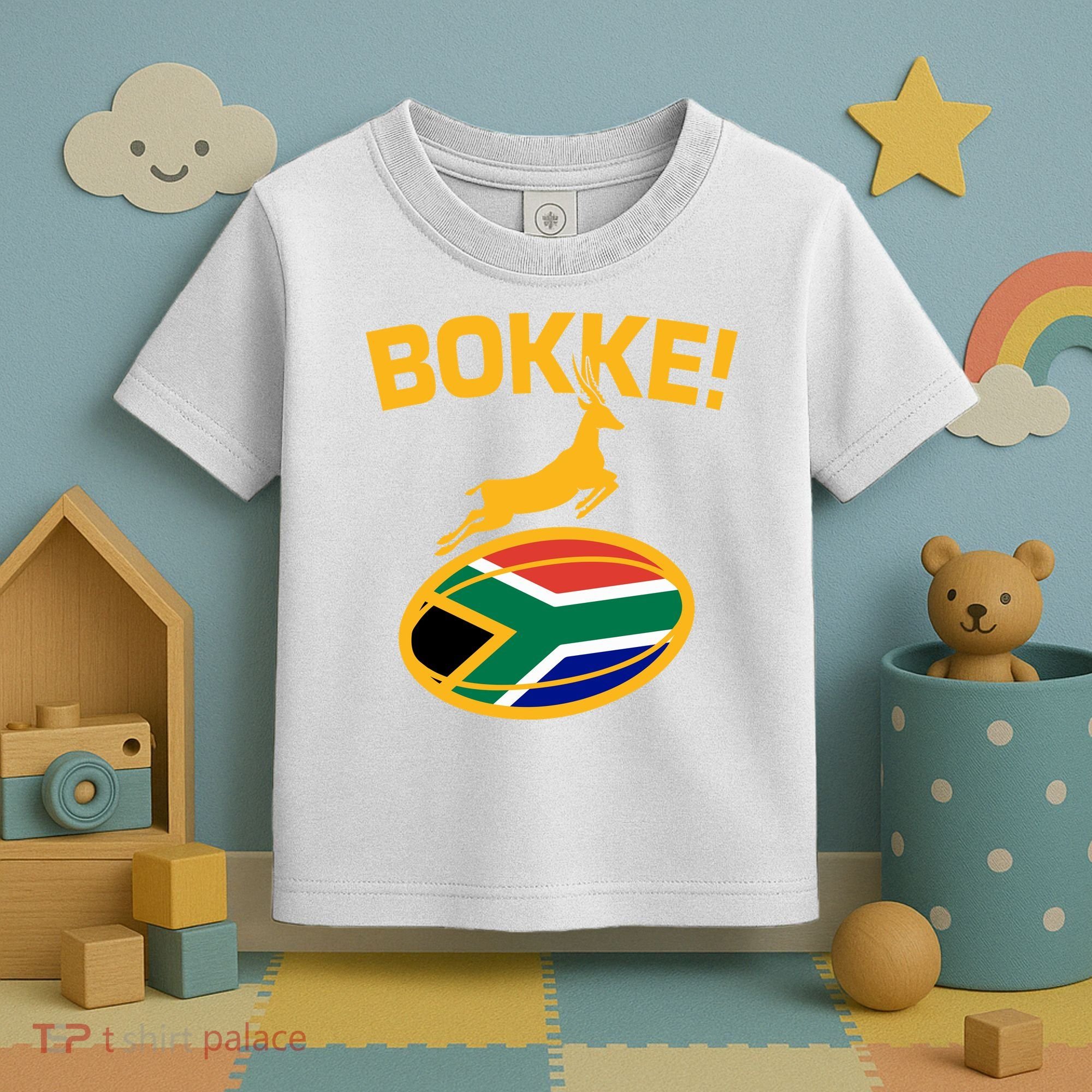 Bokke South African Rugby Fan Toddler T-Shirt