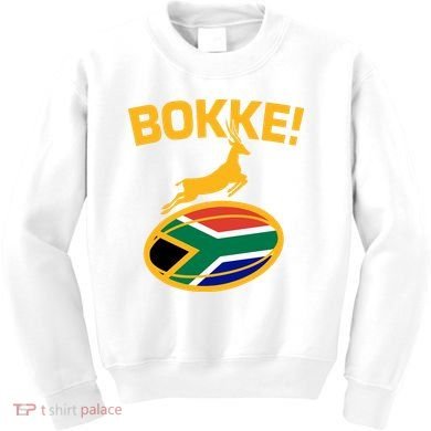 Bokke South African Rugby Fan Kids Sweatshirt