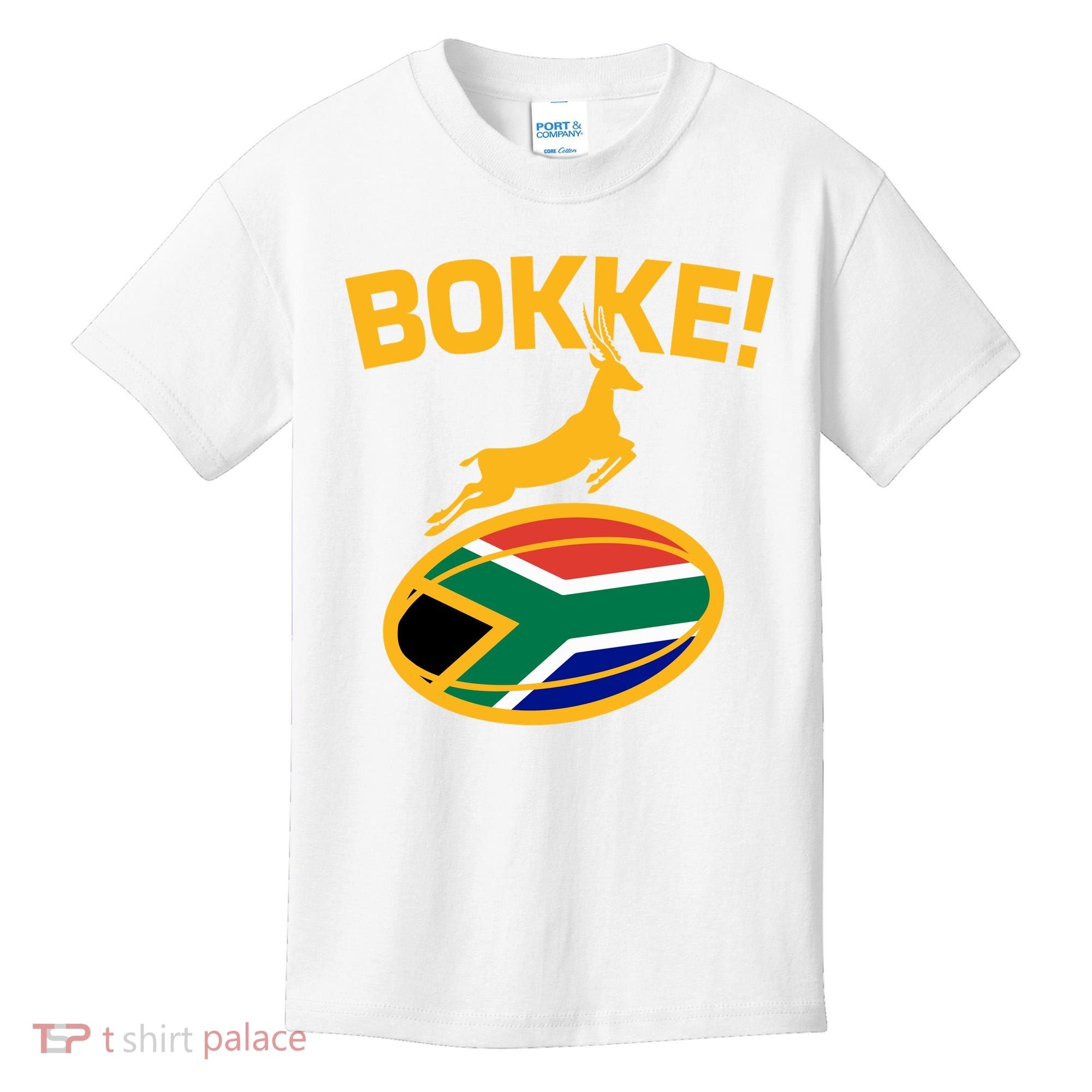 Bokke South African Rugby Fan Kids T-Shirt