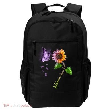 Butterfly Sunflower Autoimmune Disease Awareness Gift Backpack