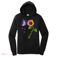 Butterfly Sunflower Autoimmune Disease Awareness Gift Women's Hoodie thumb 0