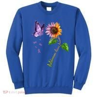 Butterfly Sunflower Autoimmune Disease Awareness Gift Sweatshirt thumb 0