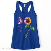 Butterfly Sunflower Autoimmune Disease Awareness Gift Women's Tank Top thumb 0