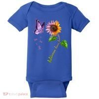 Butterfly Sunflower Autoimmune Disease Awareness Gift Baby Bodysuit thumb 0