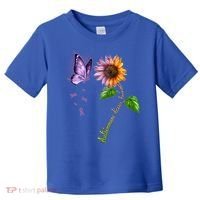 Butterfly Sunflower Autoimmune Disease Awareness Gift Toddler T-Shirt thumb 0