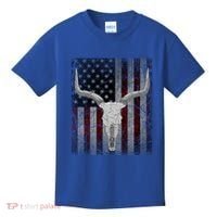 Bull Skull American Flag Cow Skull Western Graphic Wild West Great Gift Kids T-Shirt thumb 0