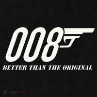 British Secret Agent 007 + 1 Better Than The Original Ladies PosiCharge Tri-Blend Wicking Tank thumb 2