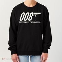 British Secret Agent 007 + 1 Better Than The Original Women's Sweatshirt thumb 0