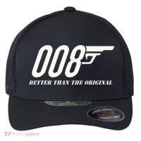 British Secret Agent 007 + 1 Better Than The Original Flexfit Unipanel Trucker Cap thumb 0