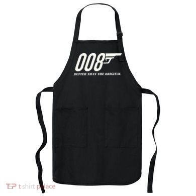 British Secret Agent 007 + 1 Better Than The Original Apron