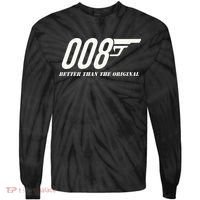 British Secret Agent 007 + 1 Better Than The Original Tie-Dye Long Sleeve Shirt thumb 0