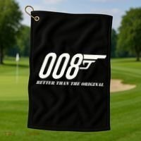 British Secret Agent 007 + 1 Better Than The Original Golf Towel thumb 1