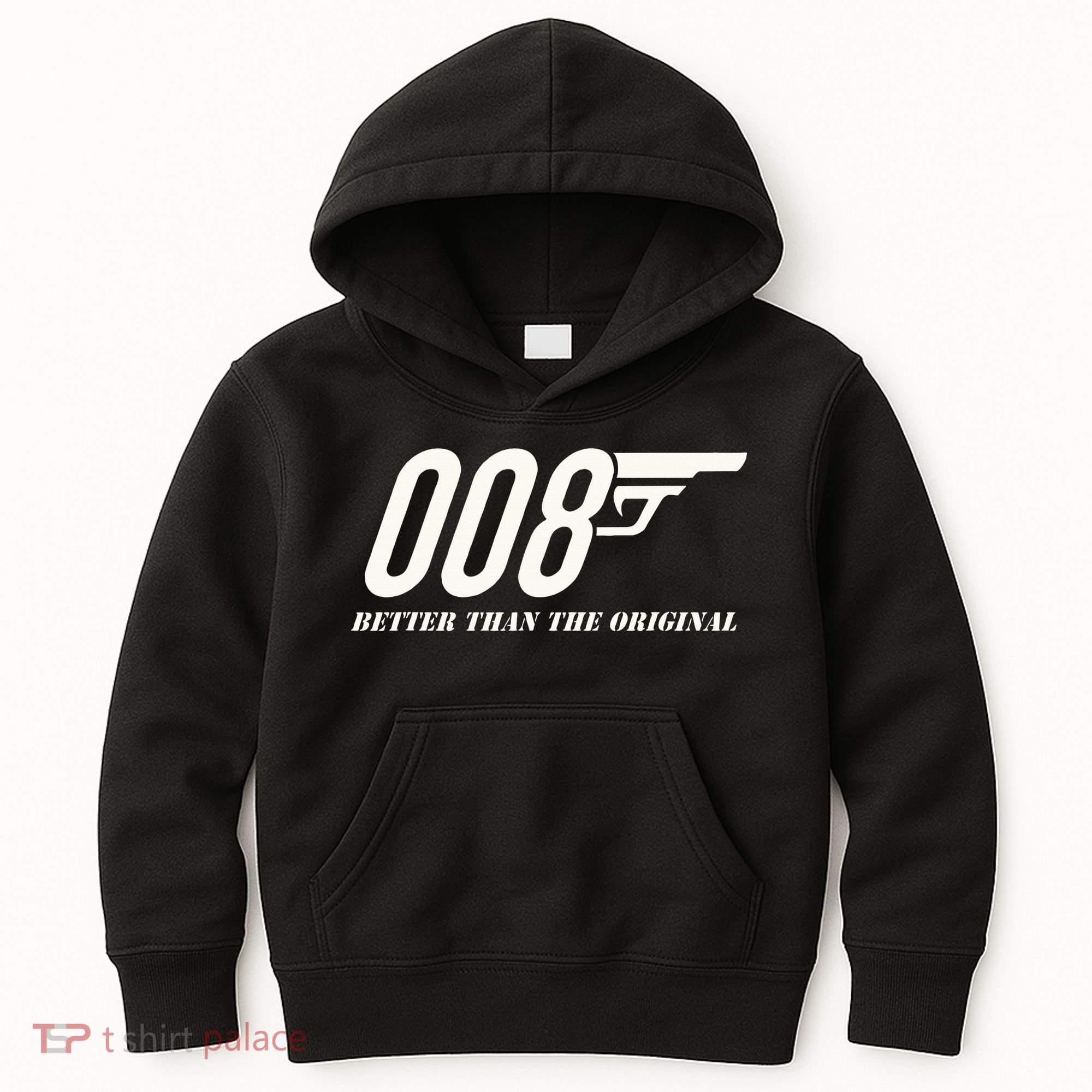 British Secret Agent 007 + 1 Better Than The Original Kids Hoodie
