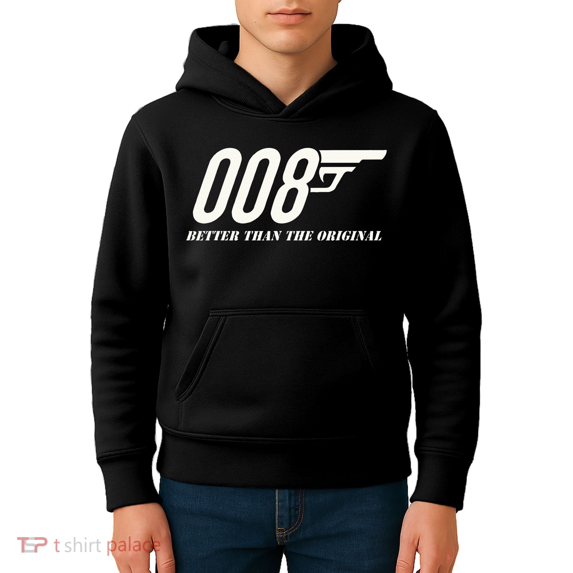 British Secret Agent 007 + 1 Better Than The Original Kids Hoodie