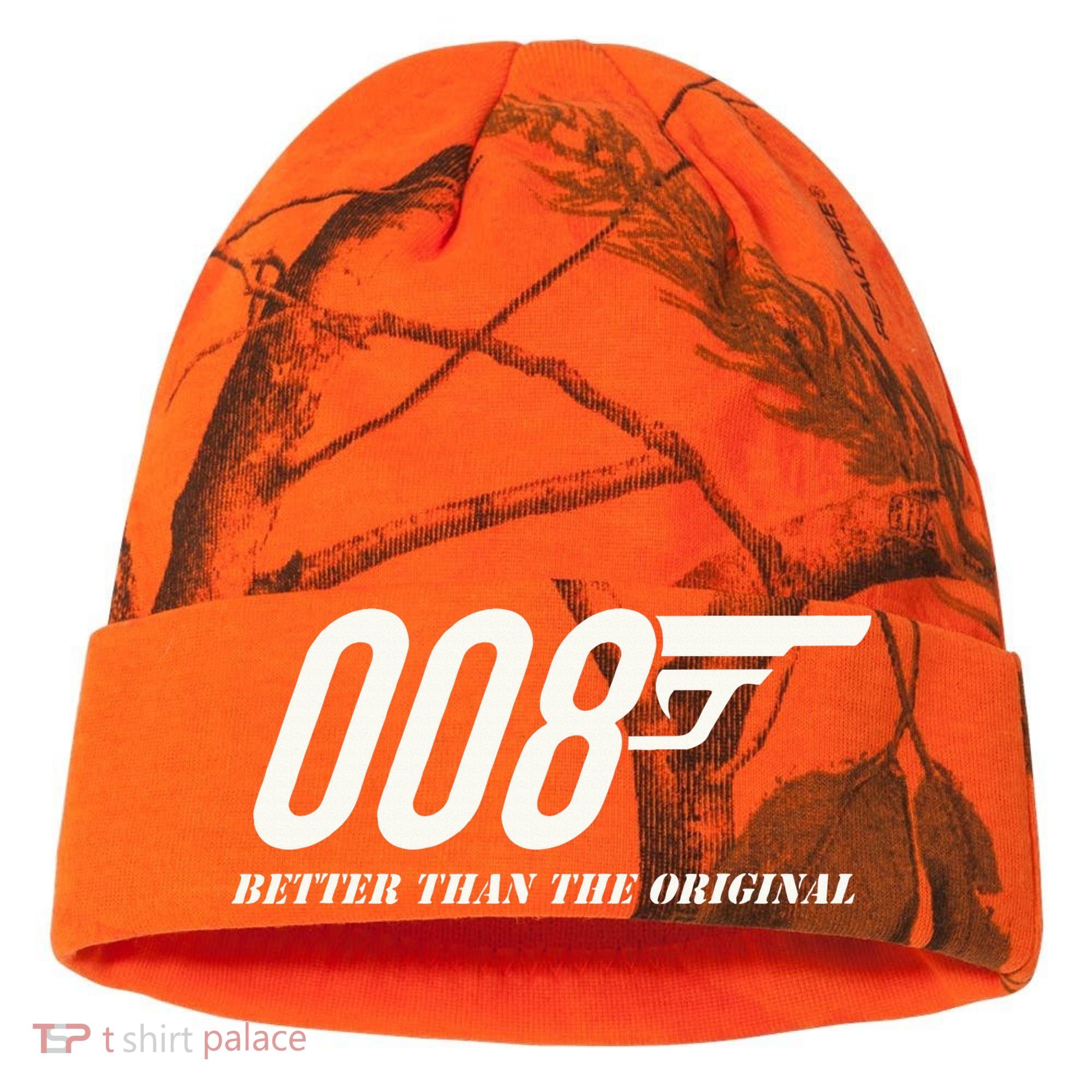 British Secret Agent 007 + 1 Better Than The Original Kati Licensed 12" Camo Cuffed Beanie