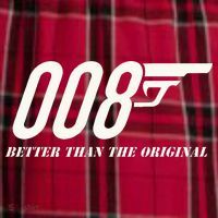 British Secret Agent 007 + 1 Better Than The Original Men's Flannel Plaid Pajama Pants thumb 2
