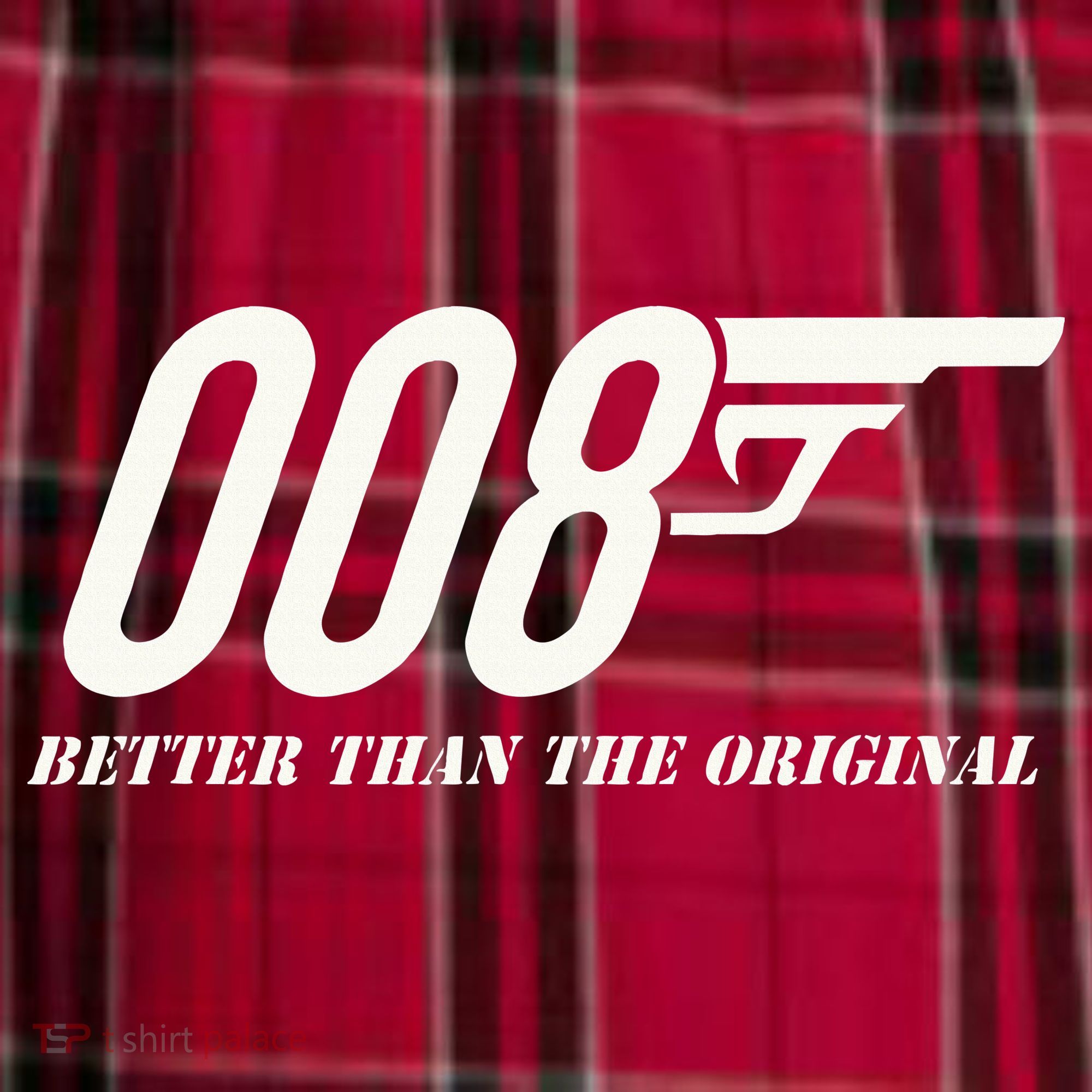 British Secret Agent 007 + 1 Better Than The Original Men's Flannel Plaid Pajama Pants