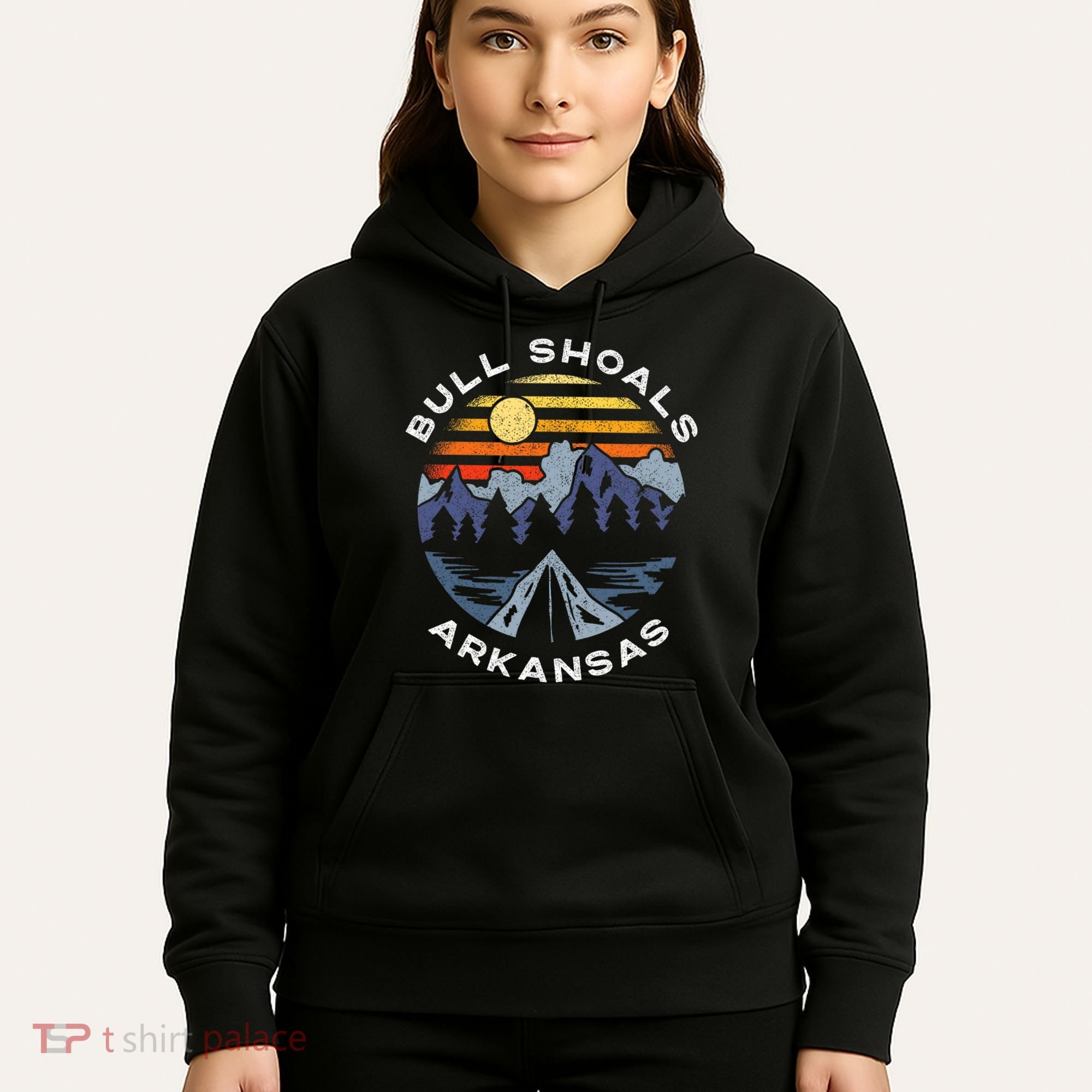 Bull Shoals Arkansas Mountains Vacation Souvenir Hoodie