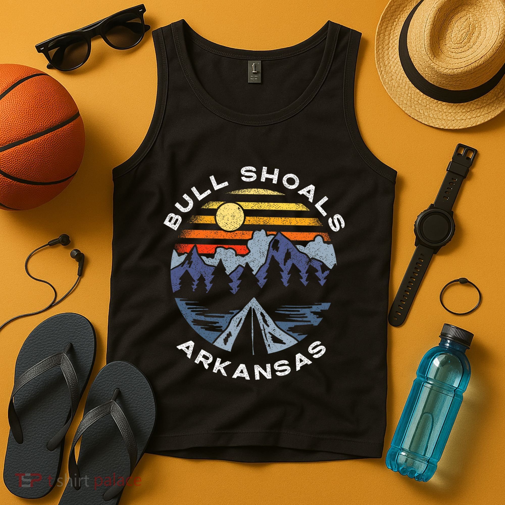 Bull Shoals Arkansas Mountains Vacation Souvenir Tank Top