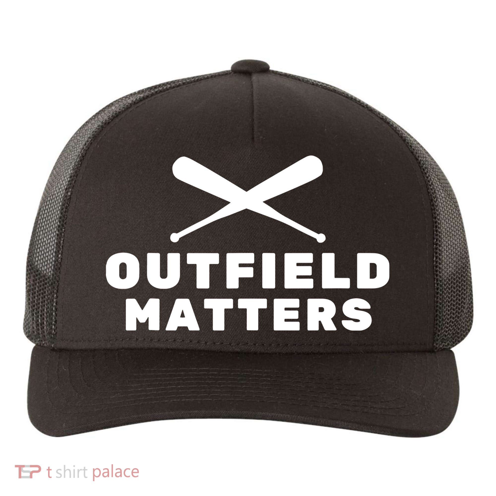 Baseball Sport Baseball Outfield Matters Baseball Outfields Tank Top Yupoong Adult 5-Panel Trucker Hat
