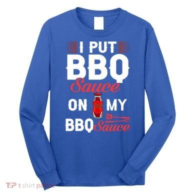 Bbq Sauce Barbeque Recipes Korean Barbecue Keto Gift Long Sleeve Shirt